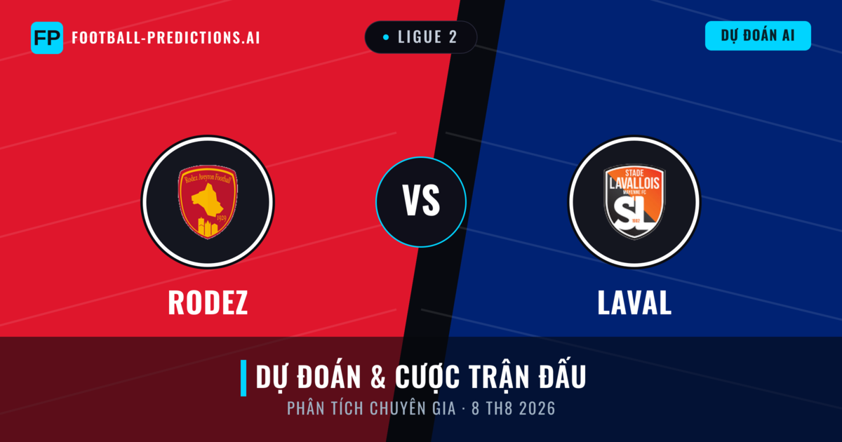 Rodez vs Laval — dự đoán và xem trước trận đấu