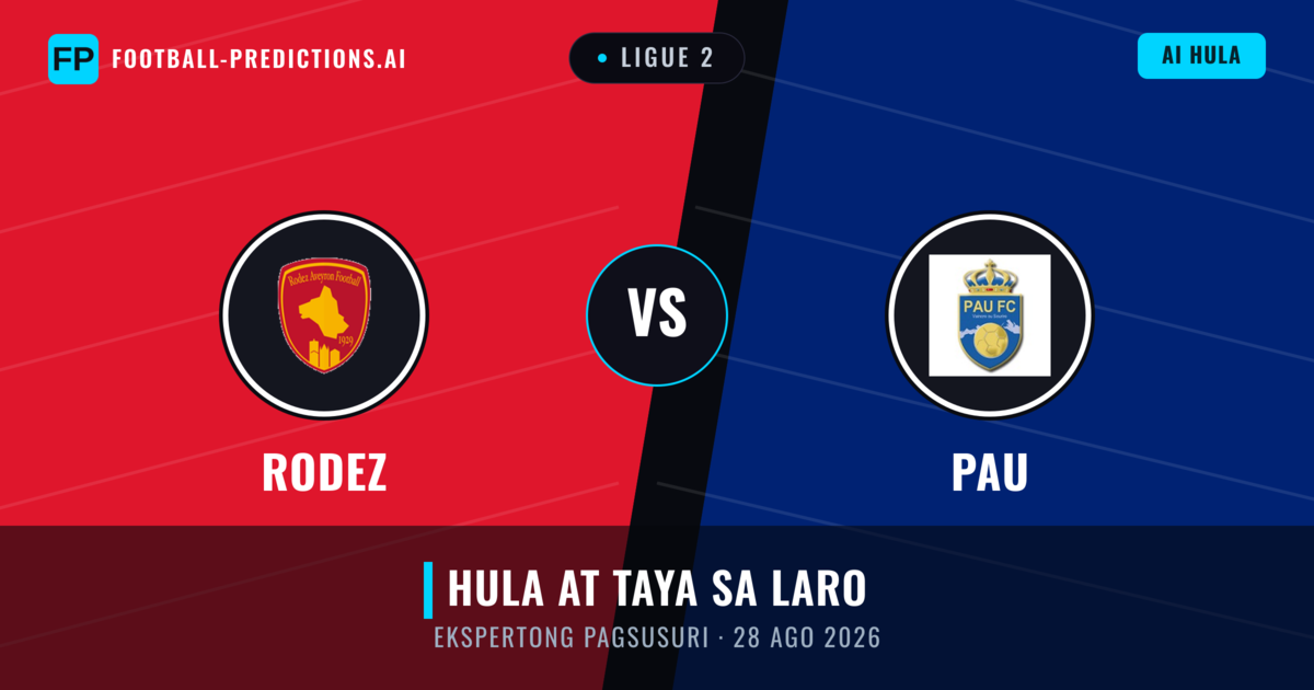 Rodez vs PAU — hula at preview ng laban