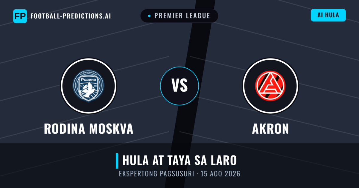 Rodina Moskva vs Akron — hula at preview ng laban