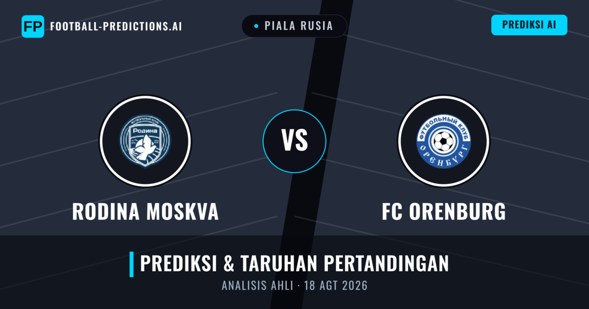Rodina Moskwa vs FC Orenburg — prediksi dan pratinjau pertandingan