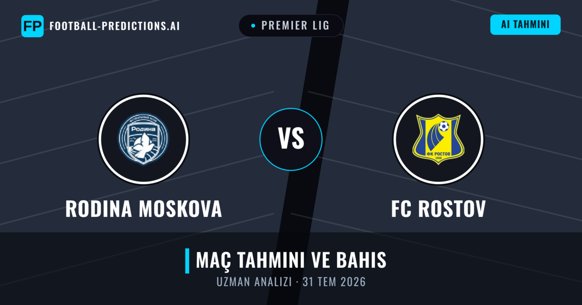 Rodina Moskova - FC Rostov — maç tahmini ve önizleme