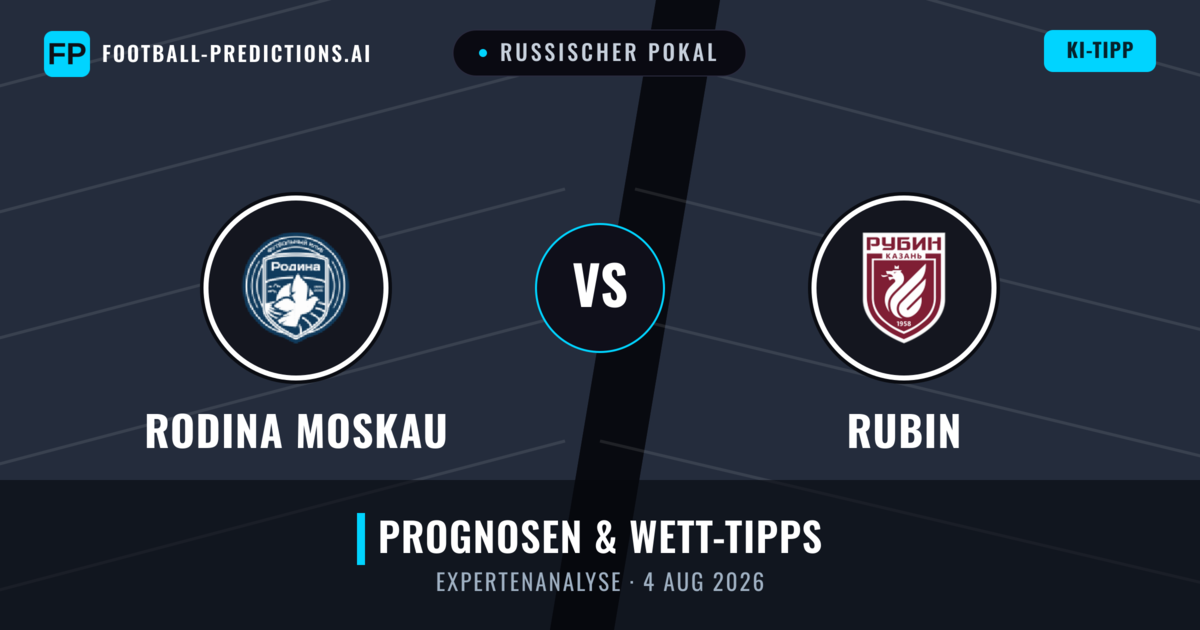 Rodina Moskau vs Rubin — Prognose und Spielvorschau
