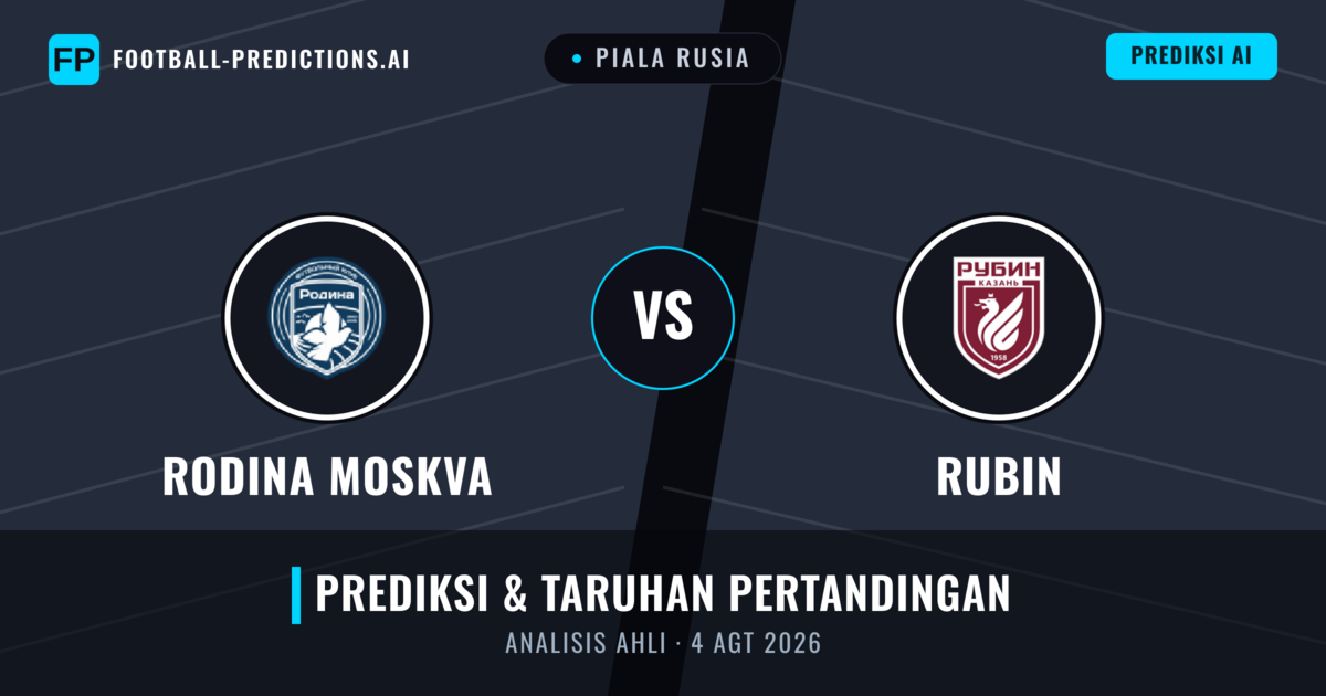 Rodina Moskwa vs Rubin — prediksi dan pratinjau pertandingan