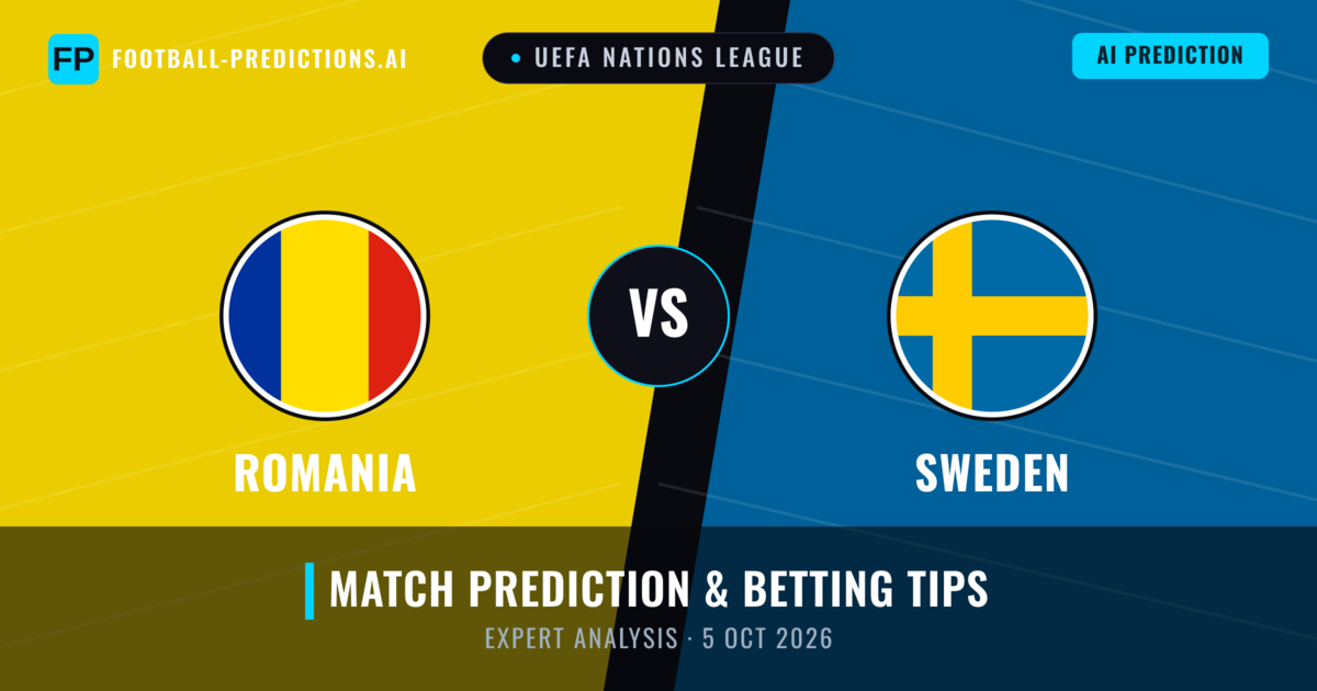Romania vs Sweden — match prediction & preview
