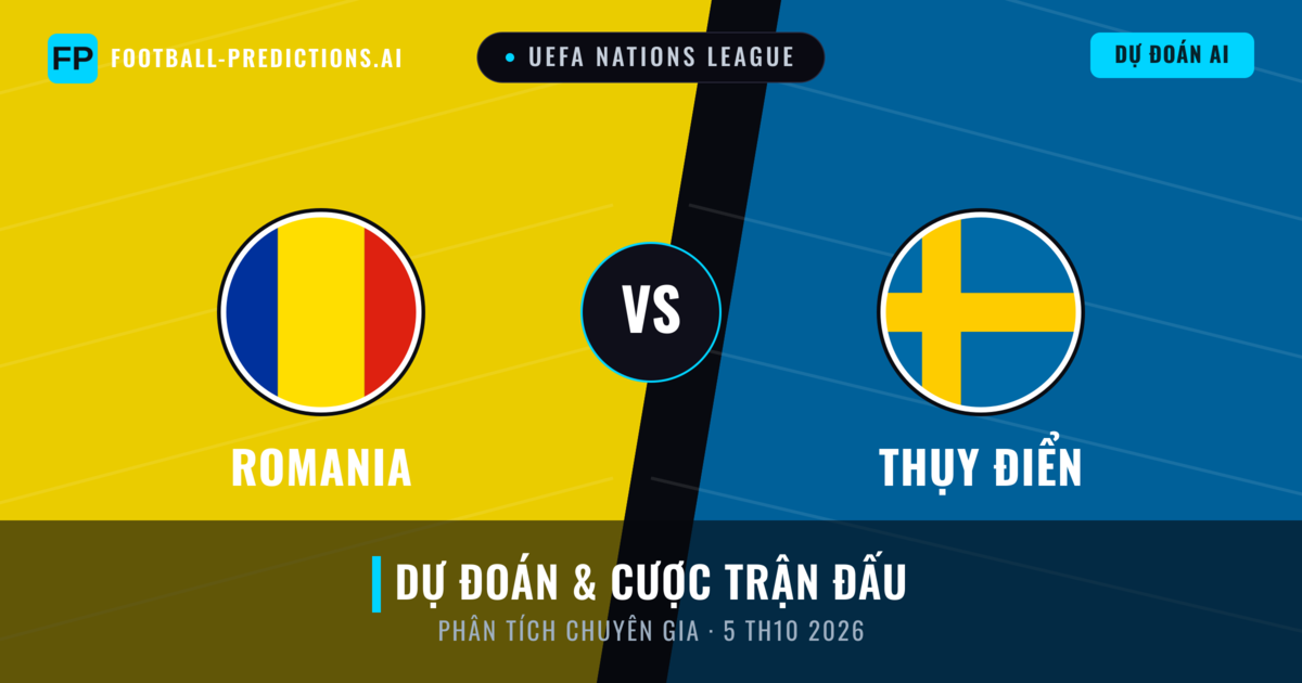 Romania vs Thụy Điển — dự đoán và xem trước trận đấu