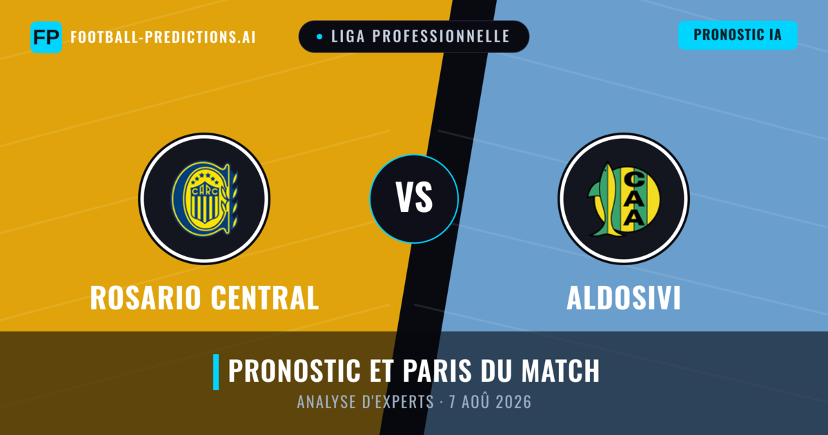 Rosario Central vs Aldosivi — pronostic et avant-match