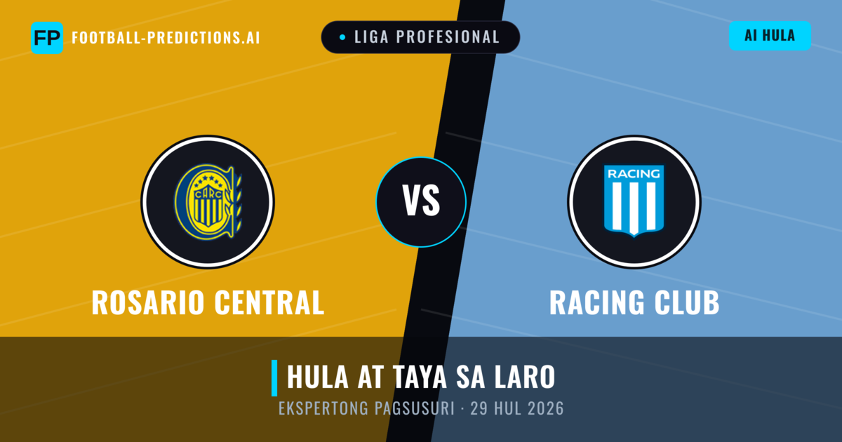 Rosario Central vs Racing Club — hula at preview ng laban