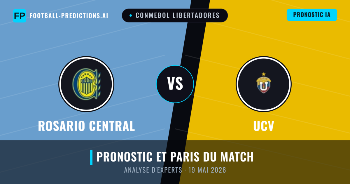 Rosario Central vs UCV — pronostic et avant-match