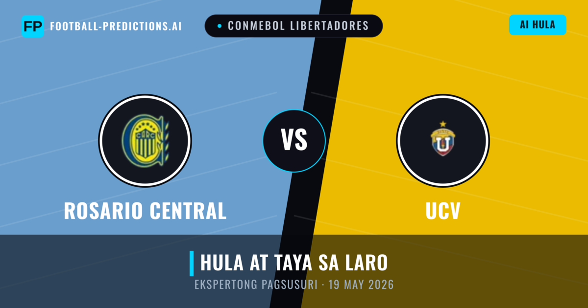 Rosario Central vs UCV — hula at preview ng laban