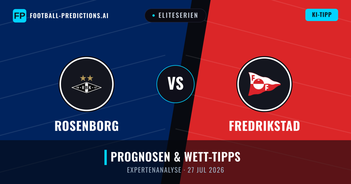 Rosenborg vs Fredrikstad — Prognose und Spielvorschau