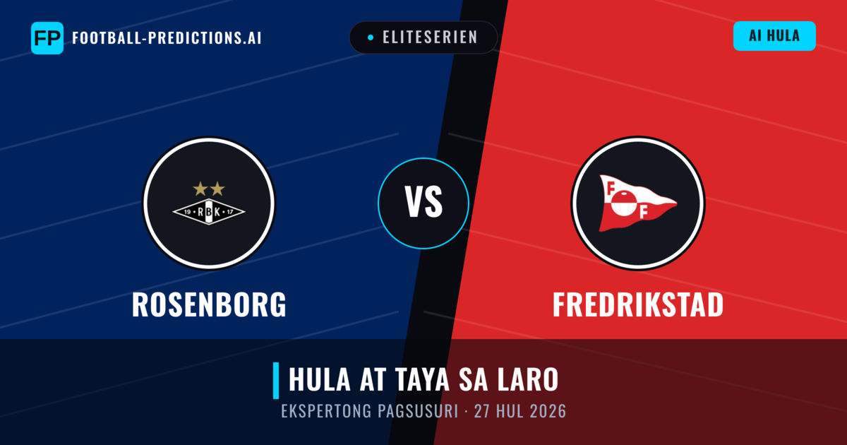Rosenborg vs Fredrikstad — hula at preview ng laban