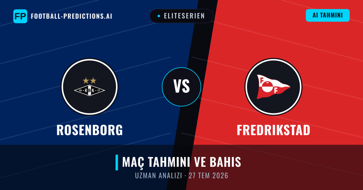 Rosenborg - Fredrikstad — maç tahmini ve önizleme