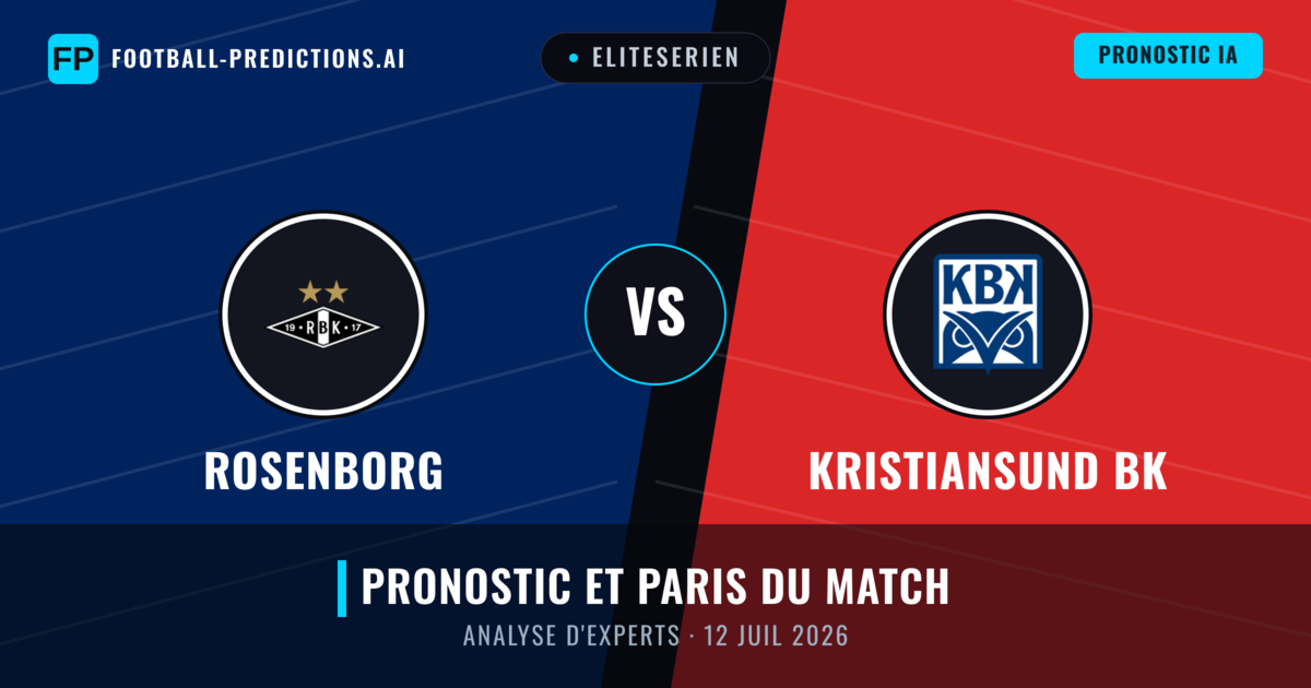 Rosenborg vs Kristiansund BK — pronostic et avant-match