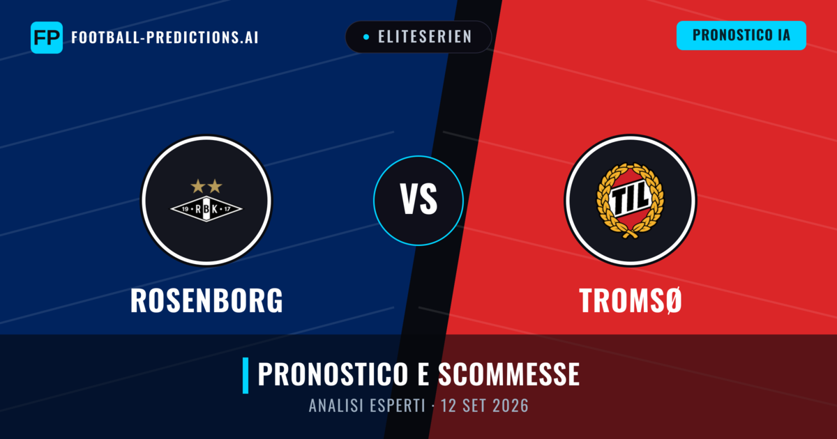 Rosenborg vs Tromsø — pronostico e anteprima del match