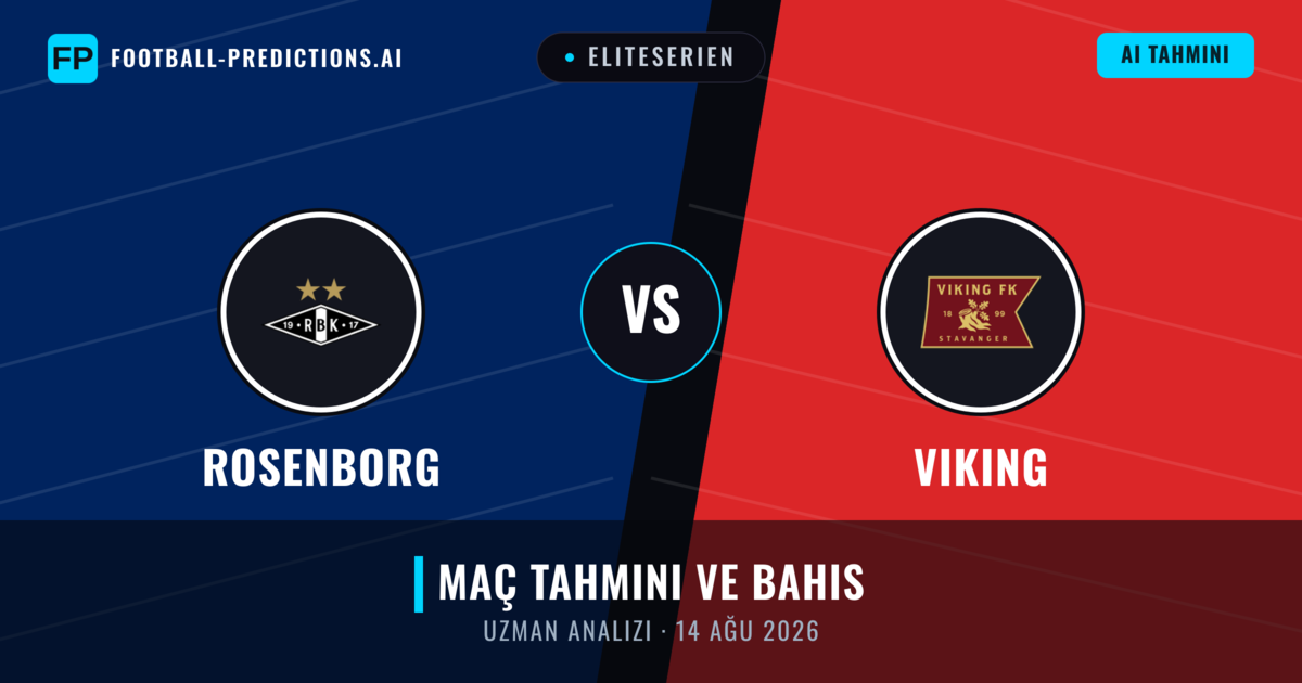 Rosenborg - Viking — maç tahmini ve önizleme