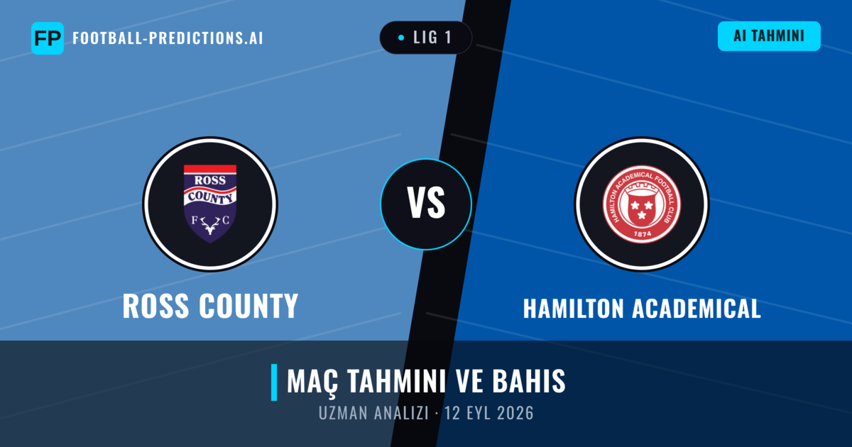 Ross County - Hamilton Academical — maç tahmini ve önizleme