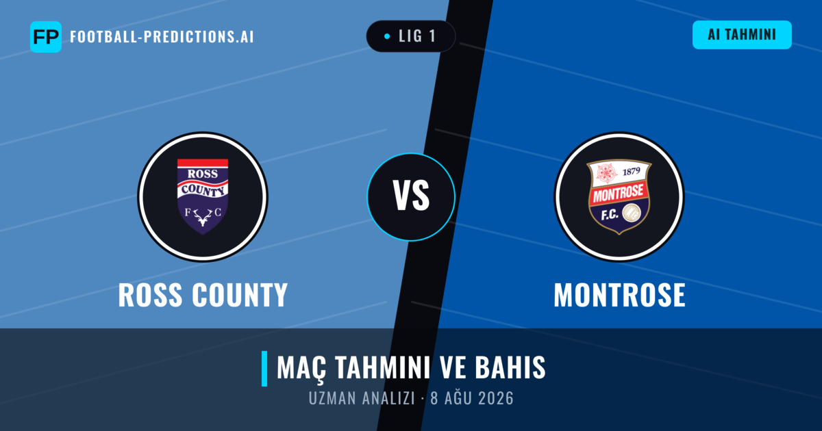 Ross County - Montrose — maç tahmini ve önizleme