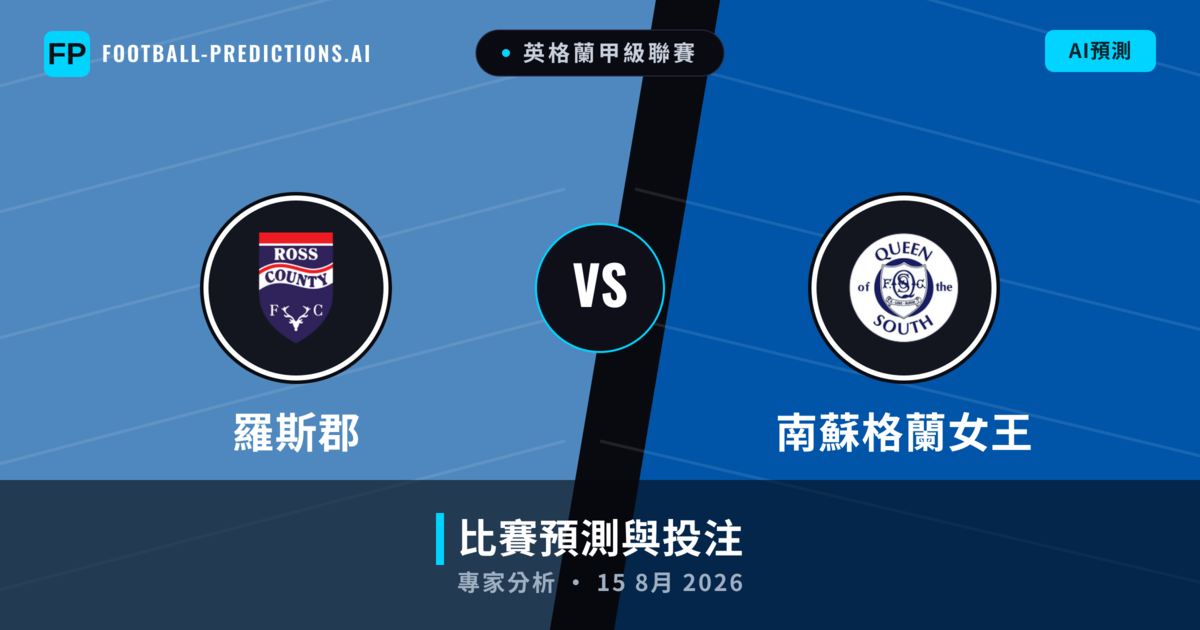 羅斯郡 vs 南蘇格蘭女王 — 比赛预测和前瞻