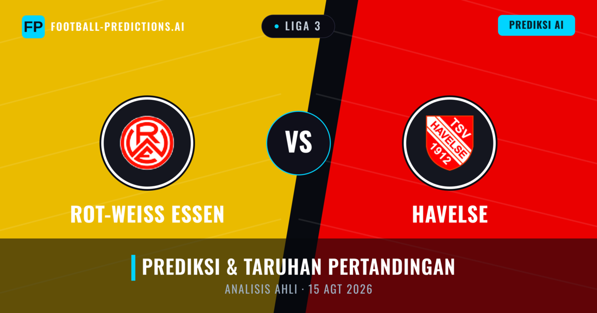 Rot-Weiß Essen vs Havelse — prediksi dan pratinjau pertandingan