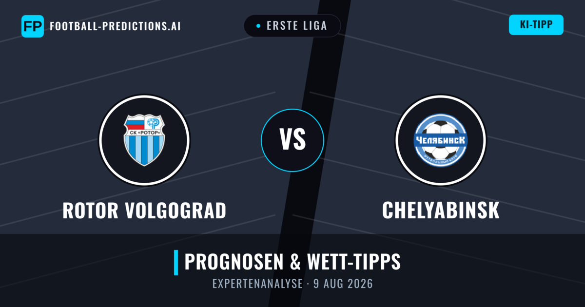 Rotor Volgograd vs Chelyabinsk — Prognose und Spielvorschau