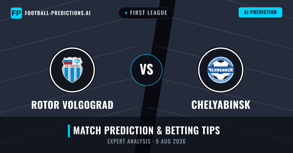 Rotor Volgograd vs Chelyabinsk — match prediction & preview