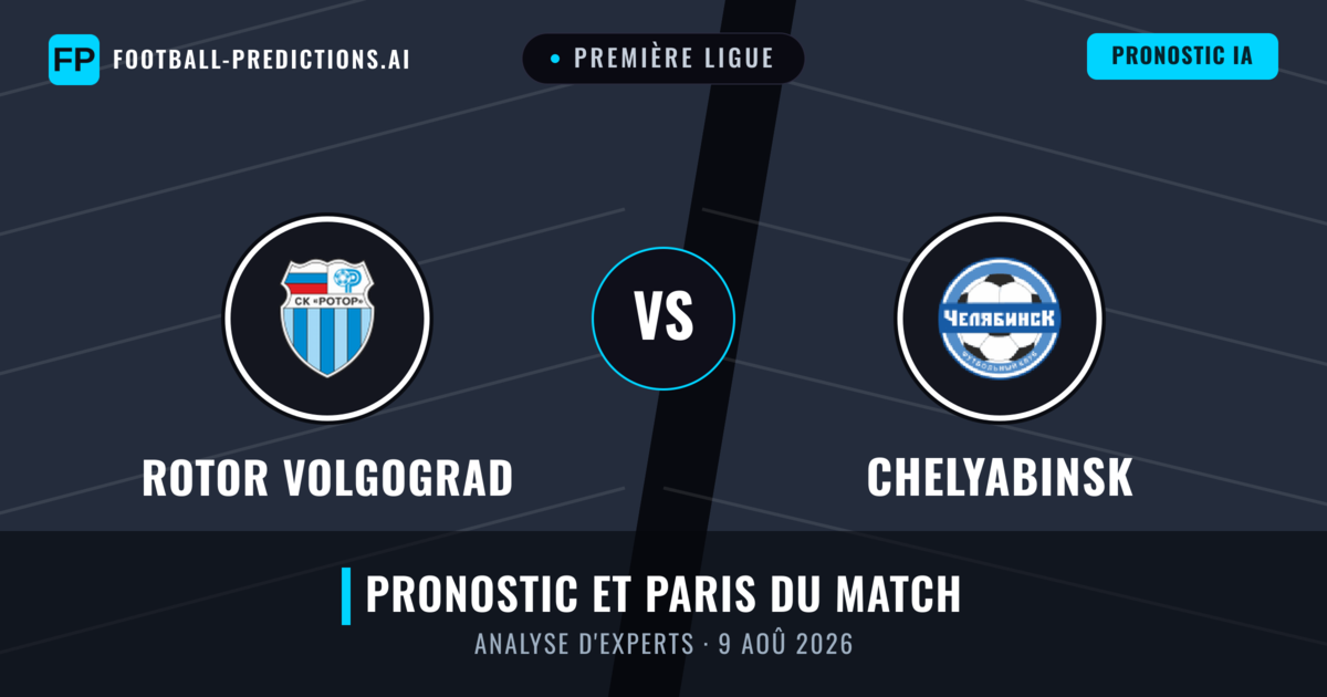 Rotor Volgograd vs Chelyabinsk — pronostic et avant-match