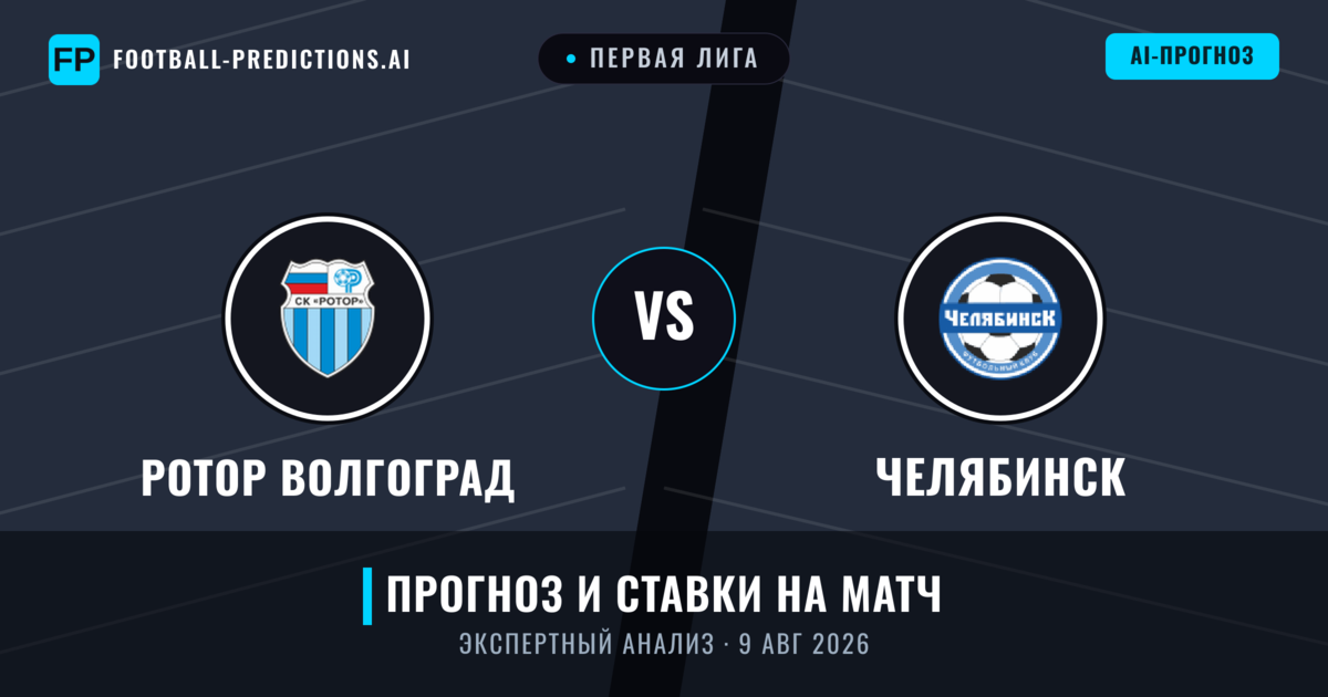 Ротор Волгоград – Челябинск — прогноз и превью матча