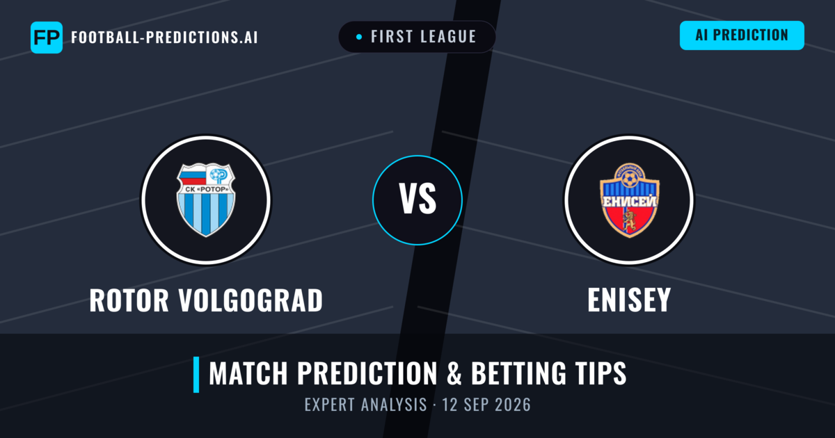 Rotor Volgograd vs Enisey — match prediction & preview