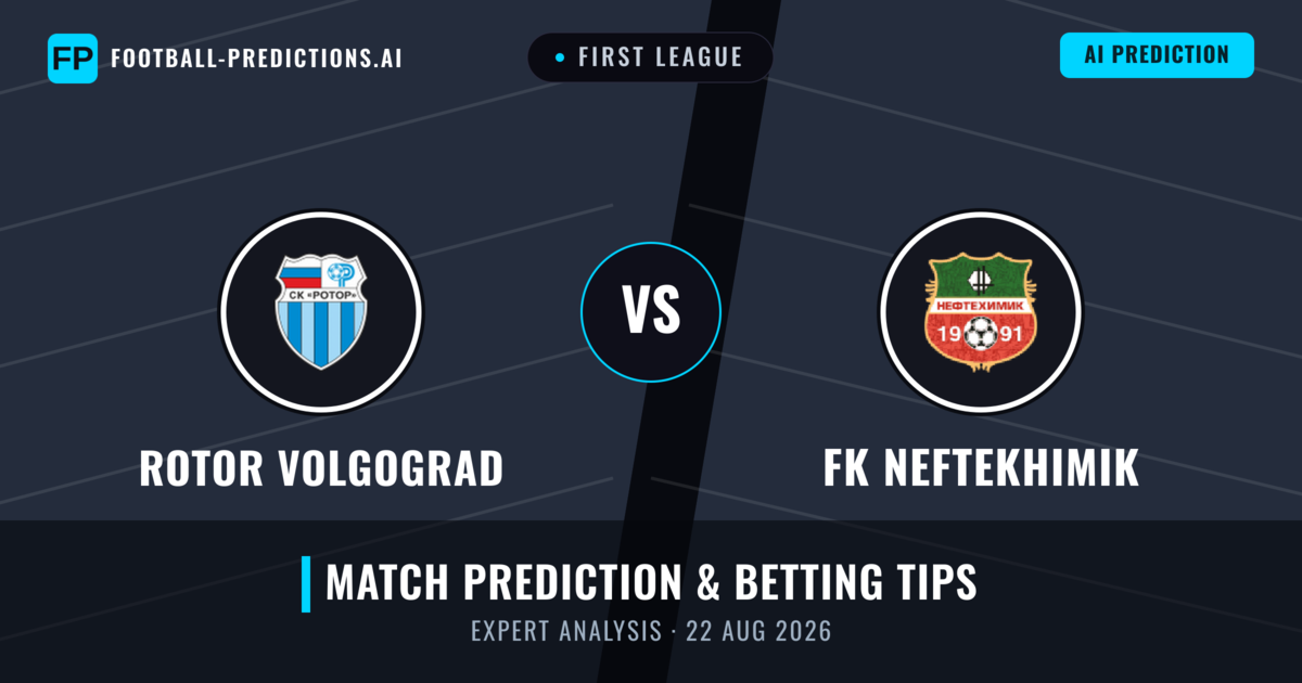 Rotor Volgograd vs FK Neftekhimik — match prediction & preview