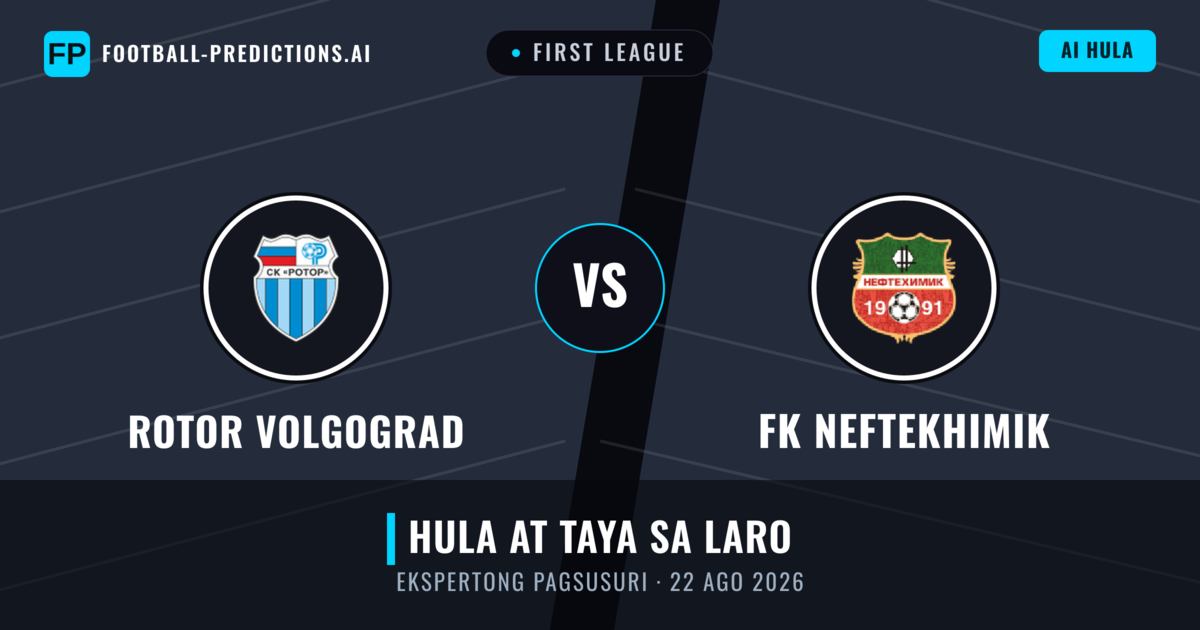 Rotor Volgograd vs FK Neftekhimik — hula at preview ng laban