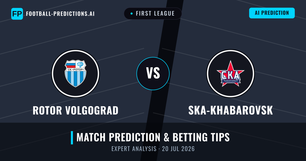 Rotor Volgograd vs Ska-khabarovsk — match prediction & preview