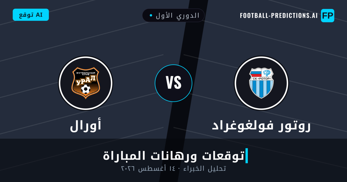 روتور فولغوغراد ضد أورال — توقعات ومعاينة المباراة