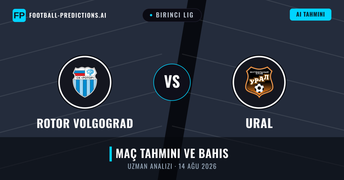 Rotor Volgograd - Ural — maç tahmini ve önizleme