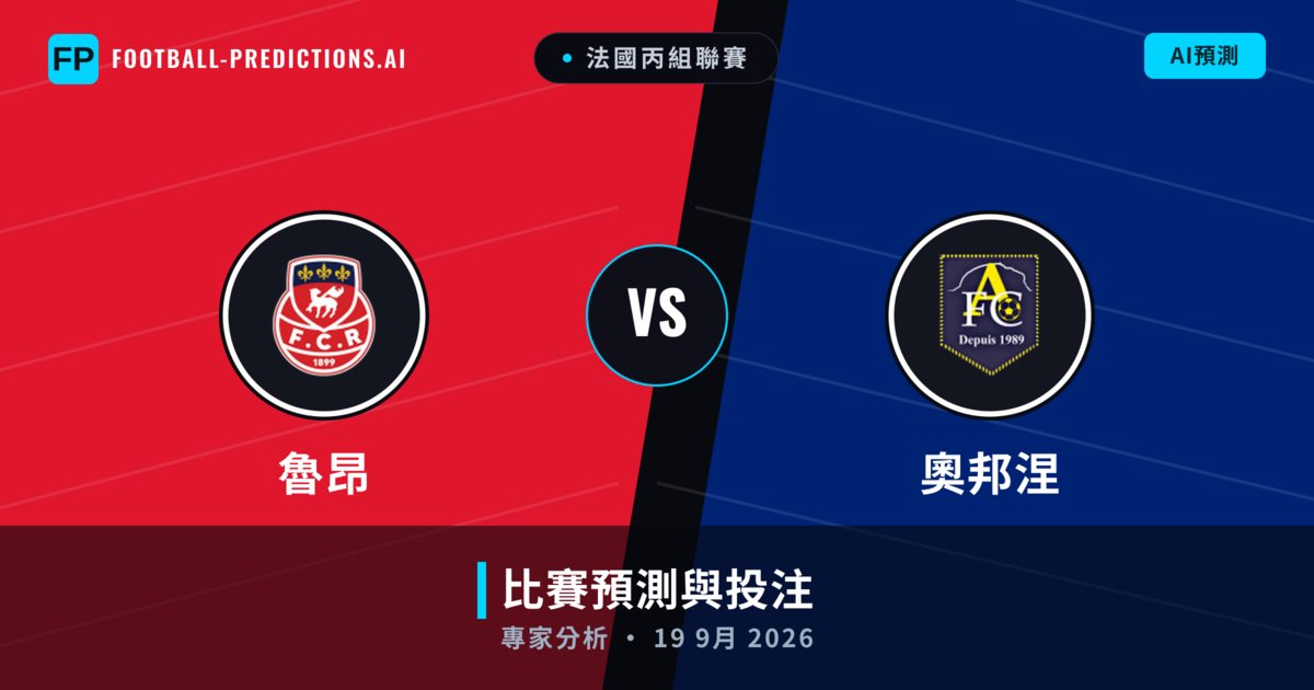 魯昂 vs 奧邦涅 — 比赛预测和前瞻