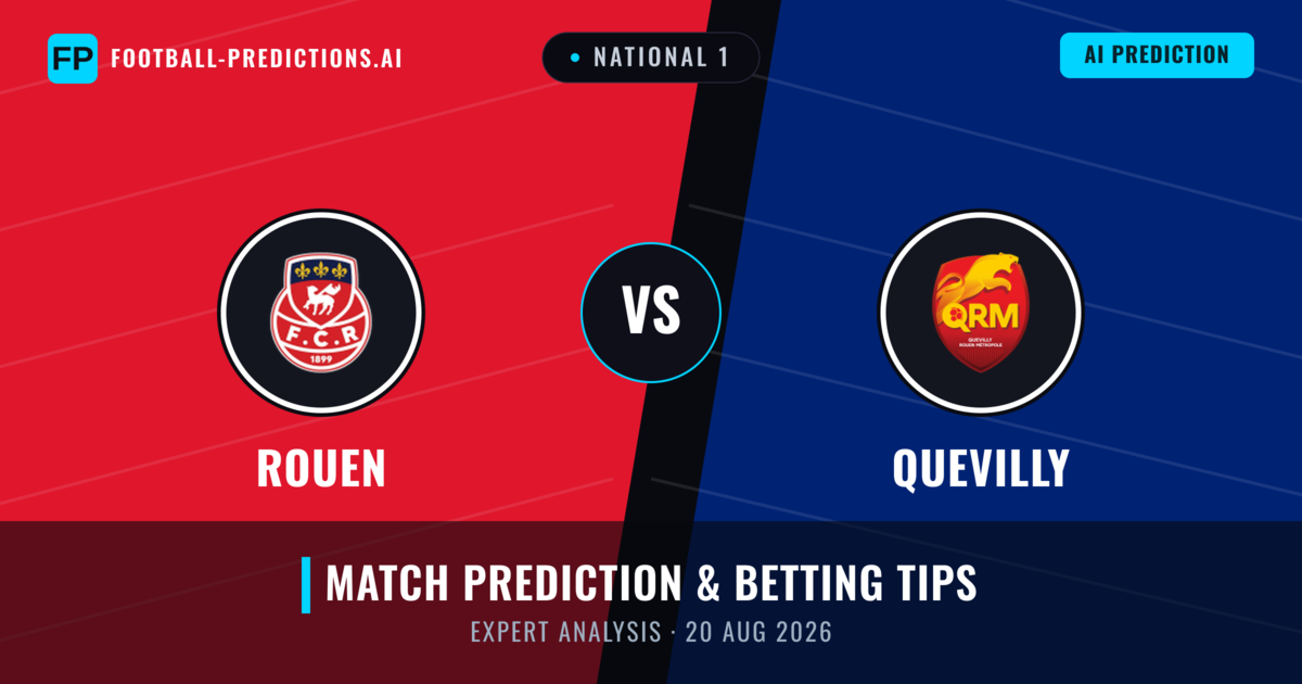 Rouen vs Quevilly — match prediction & preview