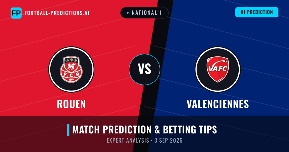 Rouen vs Valenciennes — match prediction & preview