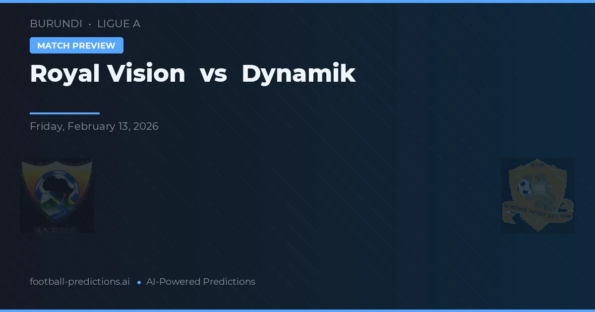 Royal Vision - Dynamik — maç tahmini ve önizleme
