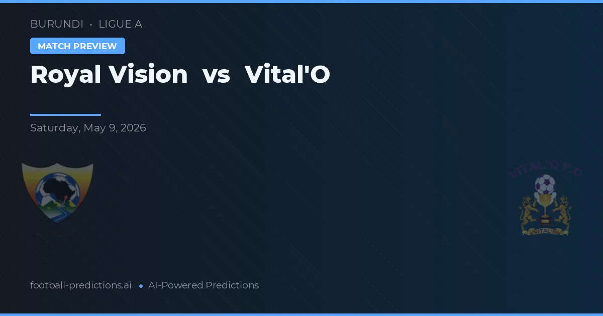 Royal Vision vs Vital'O — prediksi dan pratinjau pertandingan