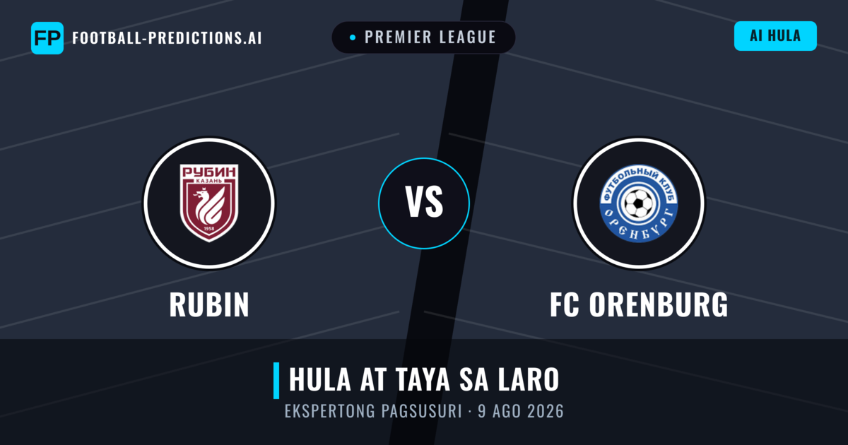 Rubin vs FC Orenburg — hula at preview ng laban