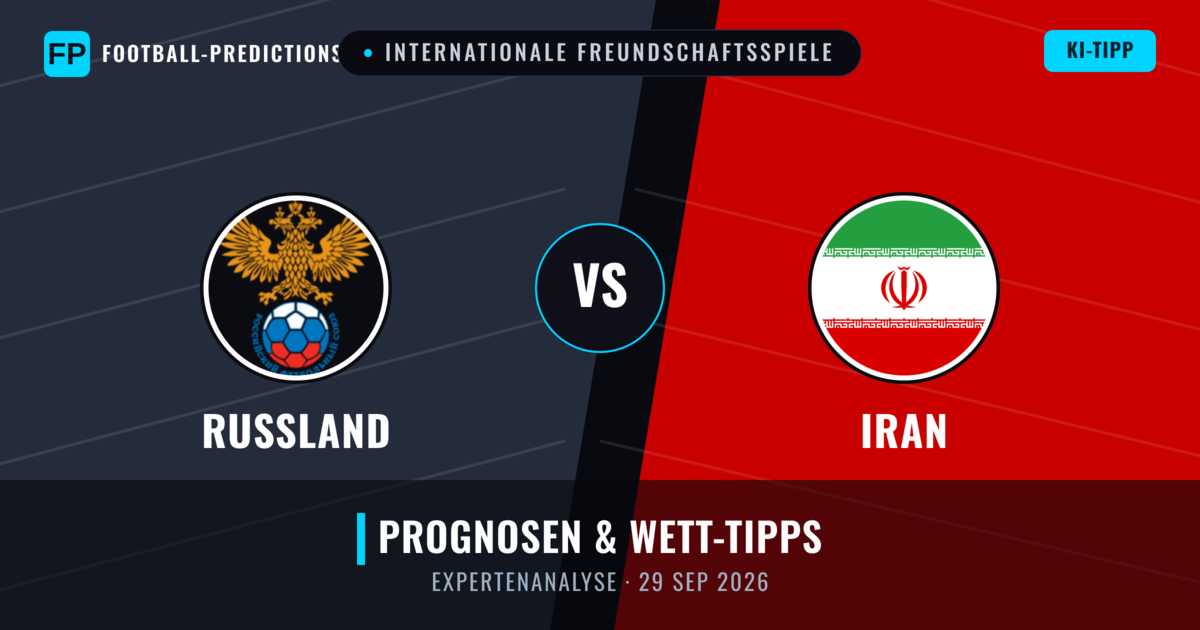 Russland vs Iran — Prognose und Spielvorschau