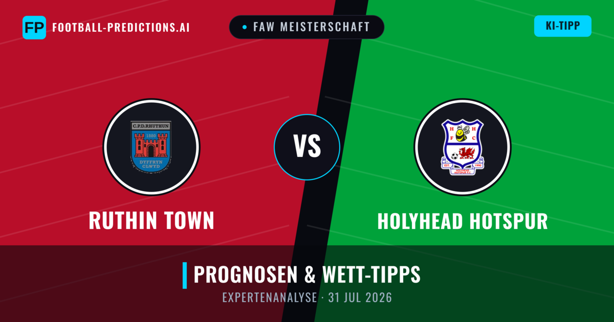 Ruthin Town vs Holyhead Hotspur — Prognose und Spielvorschau