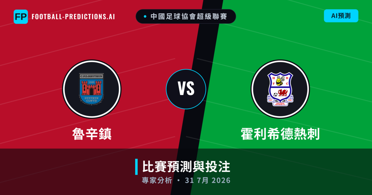 魯辛鎮 vs 霍利希德熱刺 — 比赛预测和前瞻