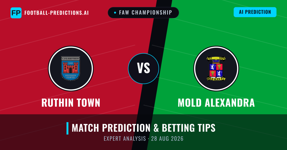 Ruthin Town vs Mold Alexandra — match prediction & preview