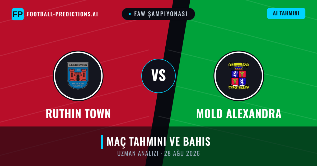 Ruthin Town - Mold Alexandra — maç tahmini ve önizleme