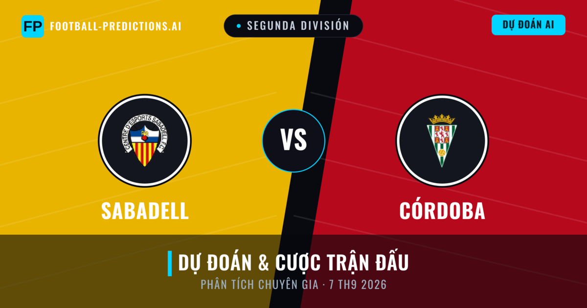 Sabadell vs Córdoba — dự đoán và xem trước trận đấu