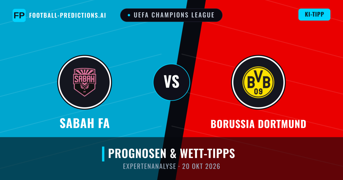 Sabah FA vs Borussia Dortmund — Prognose und Spielvorschau