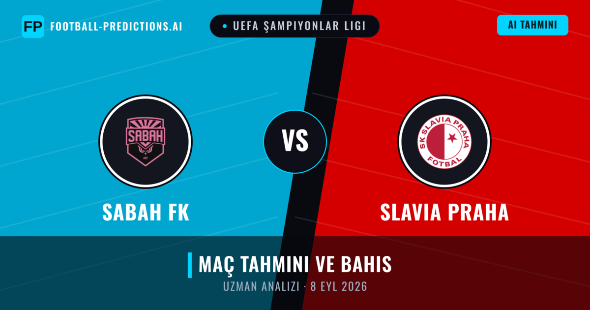 Sabah FK - Slavia Praha — maç tahmini ve önizleme