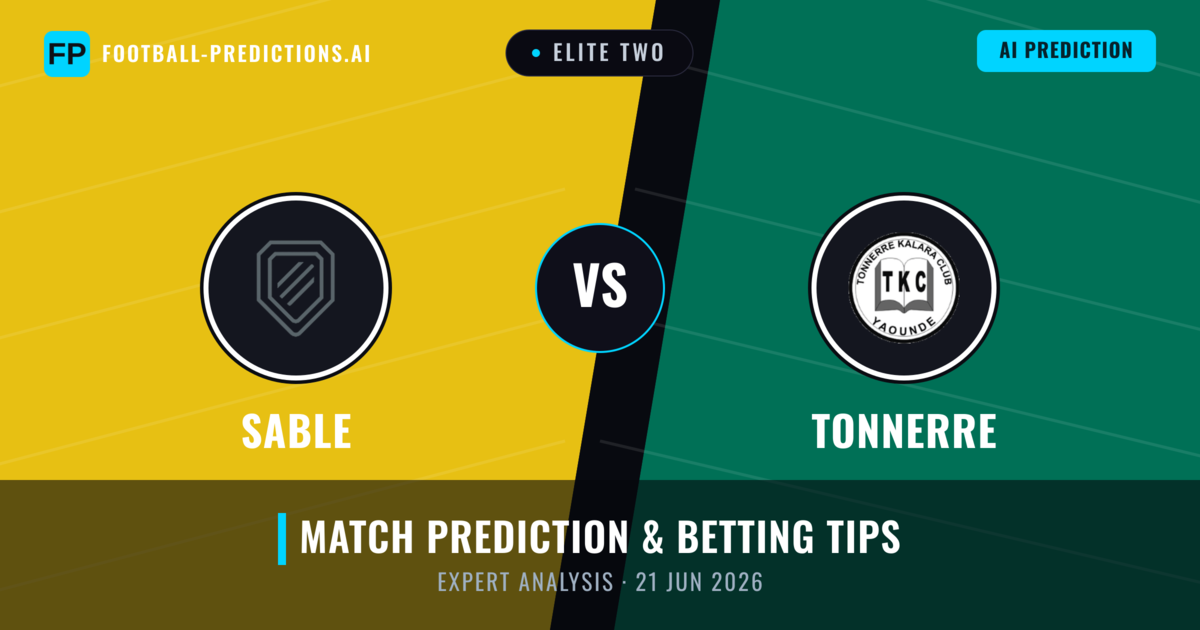 Sable vs Tonnerre — match prediction & preview