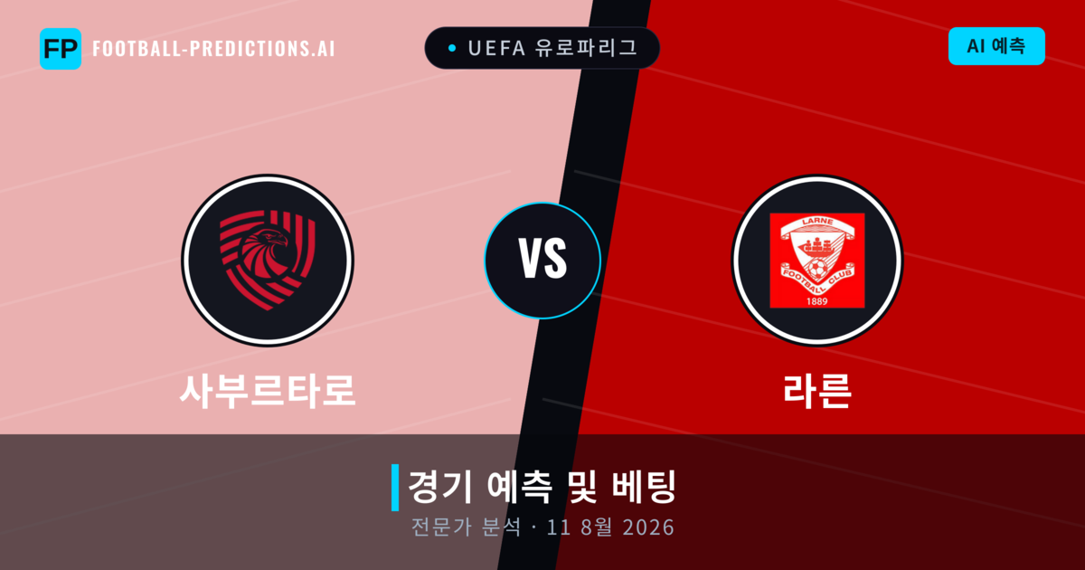사부르타로 대 라른 — 경기 예측 및 프리뷰