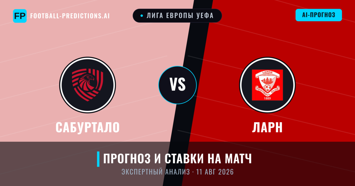 Сабуртало – Ларн — прогноз и превью матча
